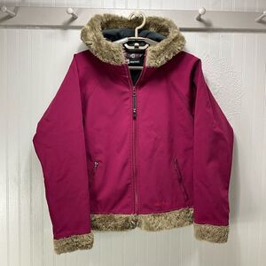 MARMOT Soft Shell Jacket with Faux Fur Trim and Hood